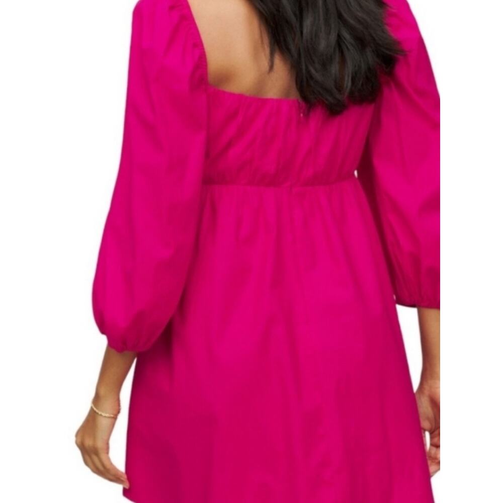 Reformation Farley Corvette Pink Babydoll Mini Dress Women’s Size 8 Ditsy - Picture 7 of 11